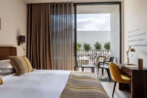 Quarto duplo com Varanda e Piscina Evora O Cante Hotel