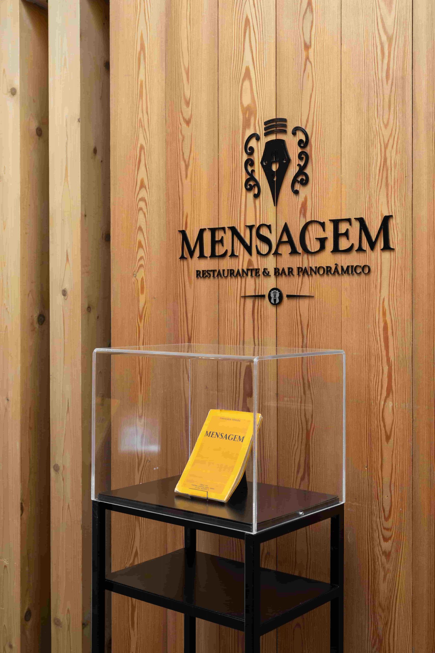 Livro Mensagem no Restaurante Mensagem