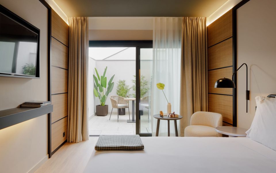 Double room with Interior View and Private Terrace