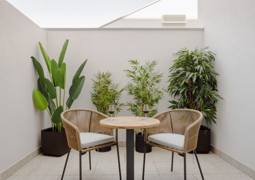 Quarto duplo Vista Interior com Terraço Privativo