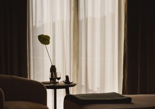 Quarto duplo com Vista Rio e Varanda
