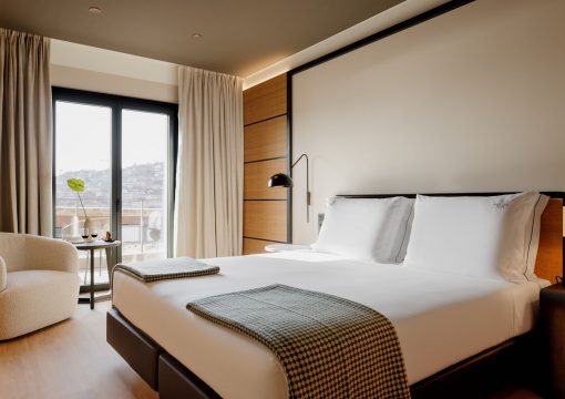 Quarto duplo com Vista Rio e Varanda
