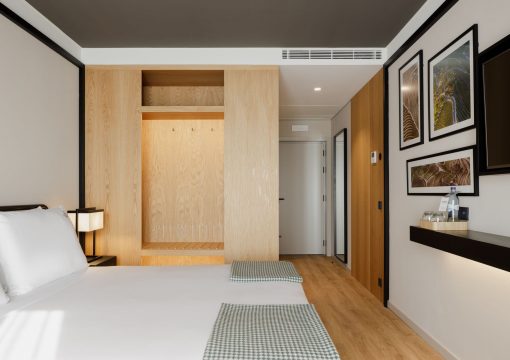 Quarto duplo com Vista Rio e Varanda
