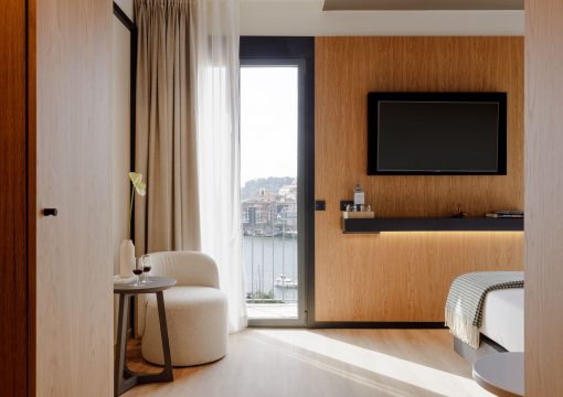 Quarto duplo Superior com Vista Rio