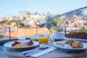 Breakfast with River View at Porto River Soul Hotel