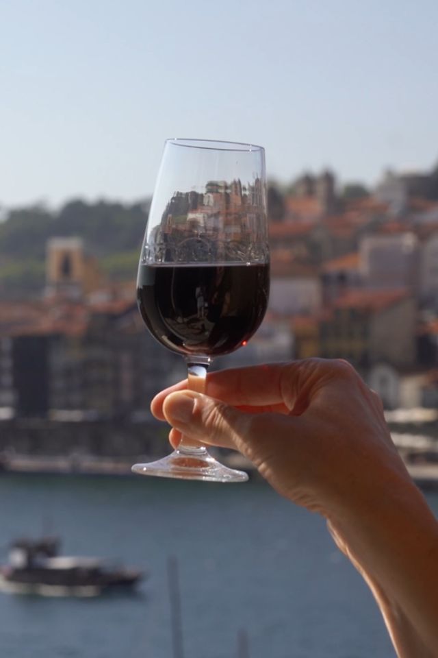 glass of port wine porto river soul hotel
