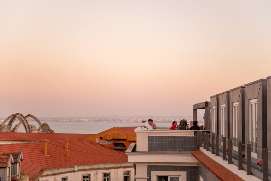 Lisboa Pessoa Hotel terraço