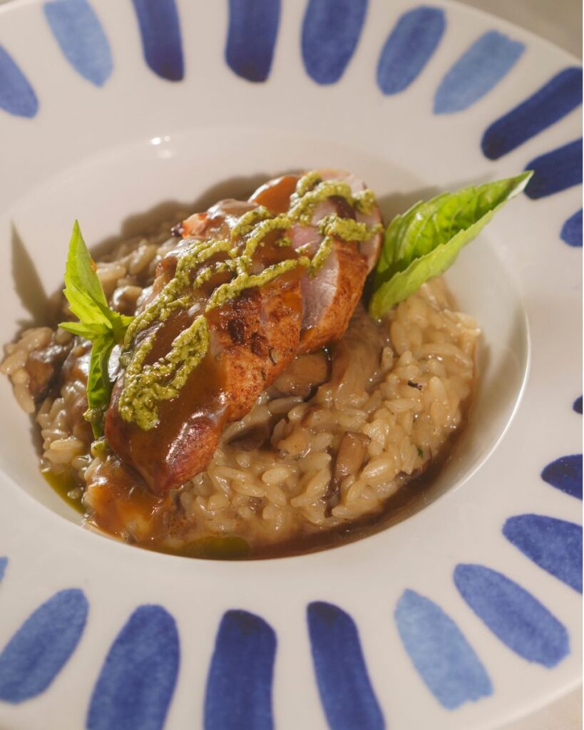 Lombinho Porco Risotto Cogumelos Mercearia Eborim Evora